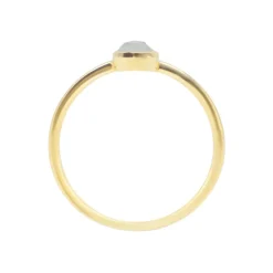 Sloya Bague<Bague Gemia En Pierre Aigue-Marine Plaqué Or