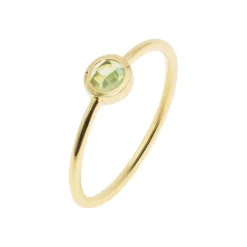 Sloya Bague<Bague Gemia En Pierre Péridot Plaqué Or Vert