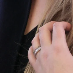 MYC-Paris Bague<Bague Glamour Lock Finition Argentée