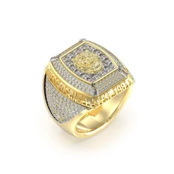 Guess Bijoux Bague<Bague Homme Lion King JUMR05002JWYG Acier Doré