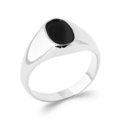 Maison de la Bijouterie Bague<Bague homme Z05ZY4Y6 Argent Onyx