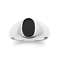 Maison de la Bijouterie Bague<Bague homme Z05ZY4Y6 Argent Onyx