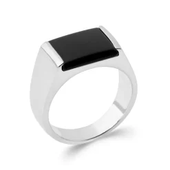 Maison de la Bijouterie Bague<Bague homme Z0V3600 Argent Onyx