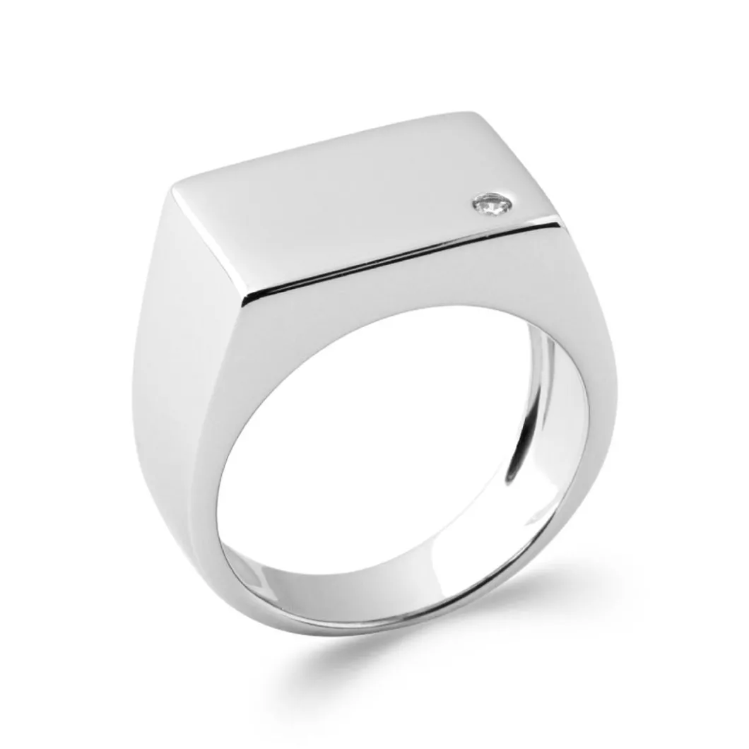 Maison de la Bijouterie Bague<Bague homme ZZ503Z0 Argent Oxyde de Zirconium