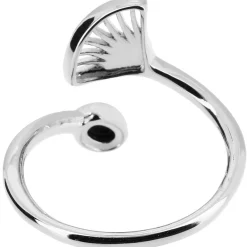 Kosma Paris Bague<Bague Kosma Arielle BRS22251-ARGENT - Métal Argenté & Onyx Noir Femme