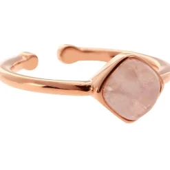 Kosma Paris Bague<Bague Kosma Ella BRSL0438-ROSEGOLD - Métal & Quartz Rose Femme Doré rose