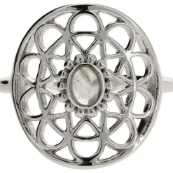 Kosma Paris Bague<Bague Kosma Stella BRSL0436-SMOI - Métal é & Pierre De Lune Femme Argent