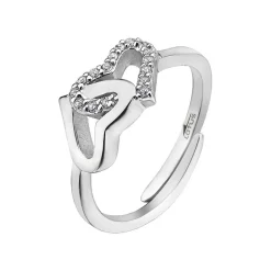Lotus Silver Bague<Bague MOMENTS LP1594-3-1 - Bague MOMENTS Argent Coeur