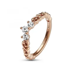 Pandora Bague<Bague Métal doré à l'or rose fin 585/1000 Tiare Volute Royale