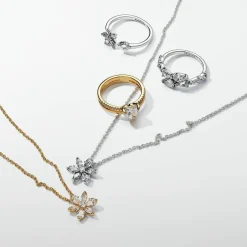 Pandora Bague<Bague Ouverte Herbier Scintillant - Timeless