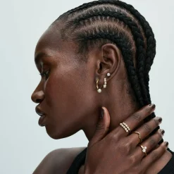 Pandora Bague<Bague Ouverte Perles de Culture et Pavé