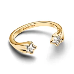 Pandora Bague<Bague Ouverte Étoiles Filantes Dorée