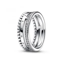 Pandora Bague<Bague Signature Argentée pour Femme