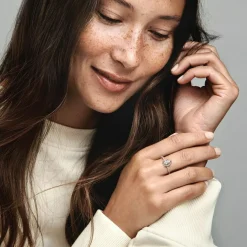 Pandora Bague<Bague Timeless - Halo Poire Scintillant