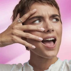 Pandora Bague<Bague Pavée ronde ME - Métal Doré à l'or Rose fin 585/1000