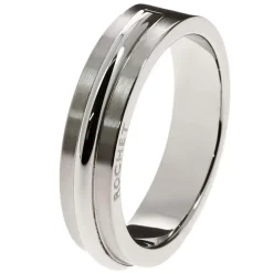 Rochet Bague<Bague A0420 - Bague Alliance Argentée