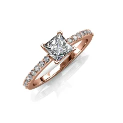 MYC-Paris Bague<Bague Simple Square Finition Or Rose