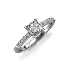 MYC-Paris Bague<Bague Simple Square Finition Argentée