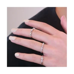 MYC-Paris Bague<Bague Solar DR0341-S - Argenté Et Cristal