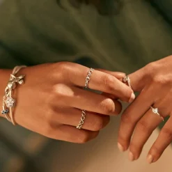 Pandora Bague<Bague Solitaire Cœur Incolore Moments