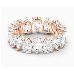 Swarovski Bague<BAGUE 5586163 - Bague dorée pierres étincelantes