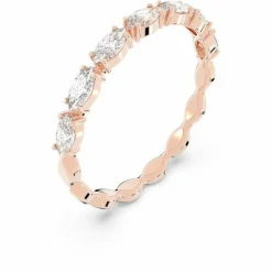 Swarovski Bague<Bague Bijoux VITTORE:RING MARQUISE CZWH/ROS - Bague Cristaux doré rose Femme