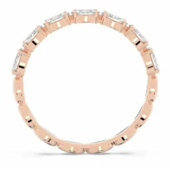 Swarovski Bague<Bague Bijoux VITTORE:RING MARQUISE CZWH/ROS - Bague Cristaux doré rose Femme