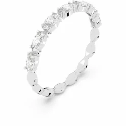 Swarovski Bague<Bague Bijoux VITTORE:RING MARQUISE CZWH/RHS - Bague Cristaux Métal Rhodié Femme