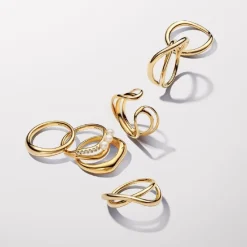Pandora Bague<Bague Symbole de l’Infini Organique Doré