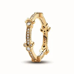 Pandora Bague<Bague Éternité Scintillante Mickey et Minnie - Disney x