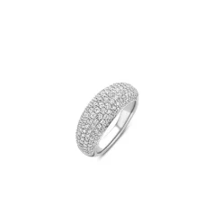 Ti Sento Bague<Bague 12172ZI - pavé petit modèle Femme Argent