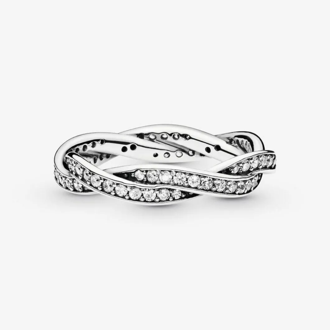 Pandora Bague<Bague Torsades Scintillante Timeless Argent 925/1000ᵉ