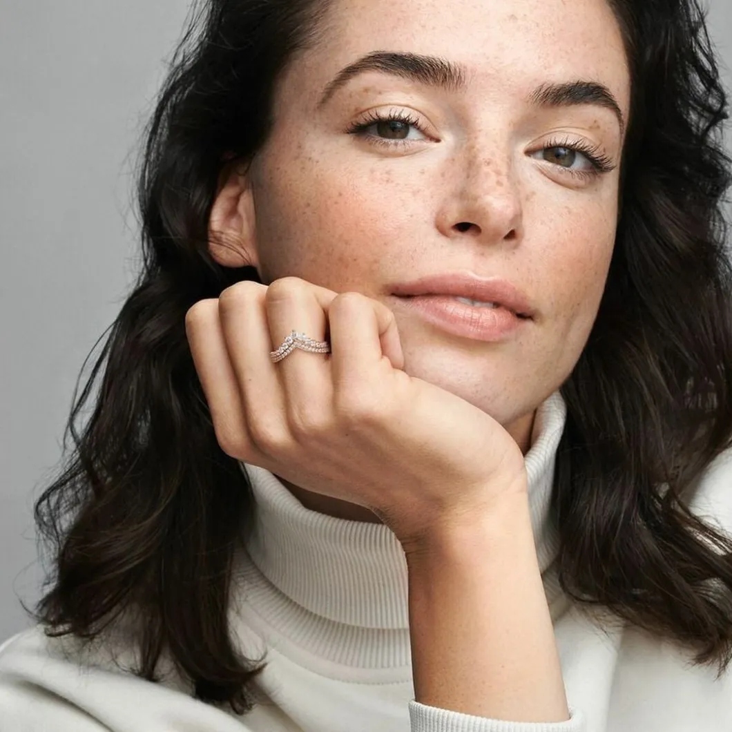 Pandora Bague<Bague Vœu Princesse Timeless Métal doré à l’Or Rose fin 585/1000ᵉ