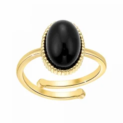 Angèle M Bijoux Bague<Bagues Femme - B2457-BLACK-ONYX - Angèle M