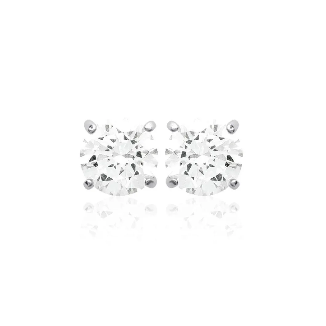 Maison de la Bijouterie Boucles D'Oreilles<Boucles d'oreille mixte argent rhodié - Z5055Z05