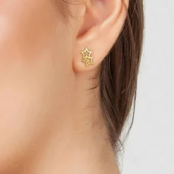 Angèle M Bijoux Boucles D'Oreilles<Boucles d'oreilles - B2325-DORE - Angèle M