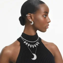 Swarovski Boucles D'Oreilles<Boucles d'oreilles 5662284 PE BALL CRY/RHS - Luna