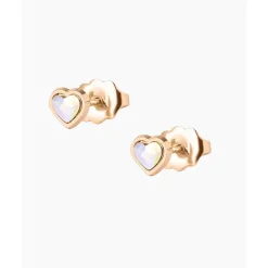 Les Interchangeables Boucles D'Oreilles<Boucles d'oreilles A59176 - Boucles d'oreilles Coeur Blanc