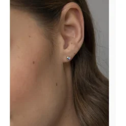 Les Interchangeables Boucles D'Oreilles<Boucles d'oreilles A59176 - Boucles d'oreilles Coeur Blanc