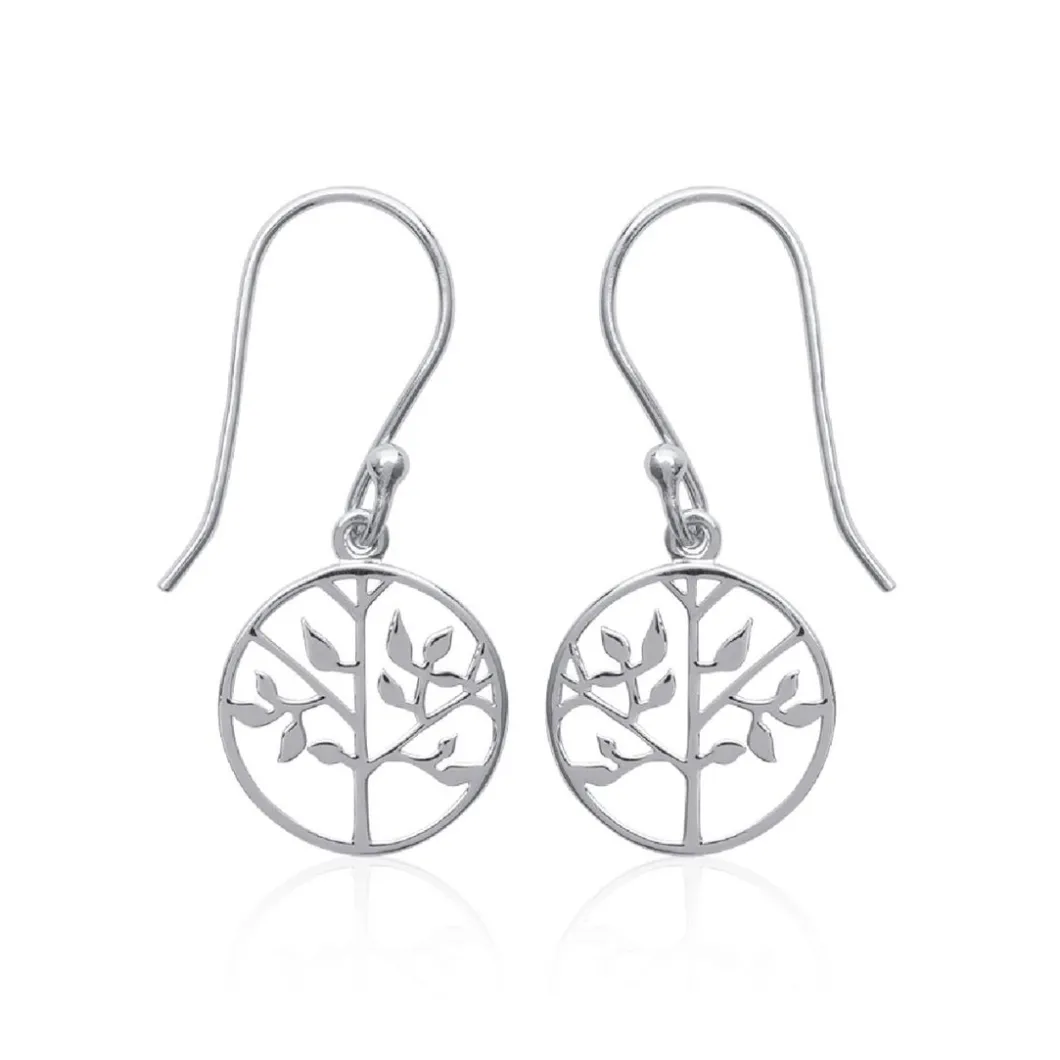 Maison de la Bijouterie Boucles D'Oreilles<Boucles d'oreilles Arbre de vie Pendantes Argent W4U0U00