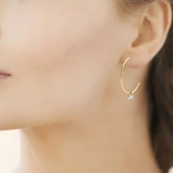 Maison de la Bijouterie Boucles D'Oreilles<Boucles d'oreilles créoles pampilles 30mm plaqué or Y6Y66Z0