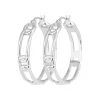 Maison de la Bijouterie Boucles D'Oreilles<Boucles d'oreilles créoles femme argent rhodié 3 mm - W633500