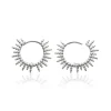 Maison de la Bijouterie Boucles D'Oreilles<Boucles d'oreilles créoles soleil Argent W6YZ500