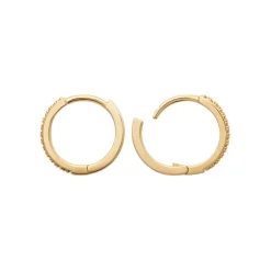 Maison de la Bijouterie Boucles D'Oreilles<Boucles d'oreilles créoles 14mm oxyde de zirconium Y634YZ0