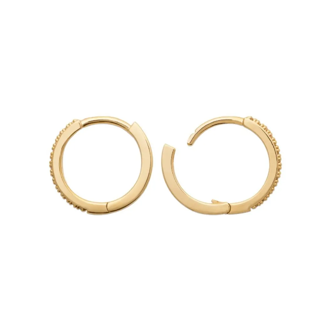 Maison de la Bijouterie Boucles D'Oreilles<Boucles d'oreilles créoles 14mm oxyde de zirconium Y634YZ0