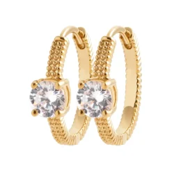 Maison de la Bijouterie Boucles D'Oreilles<Boucles d'oreilles créoles femme plaqué or 17 mm - Y6346Z0