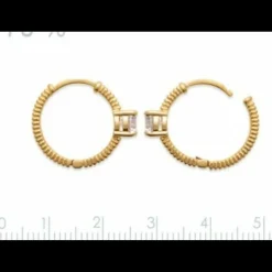 Maison de la Bijouterie Boucles D'Oreilles<Boucles d'oreilles créoles femme plaqué or 17 mm - Y6346Z0