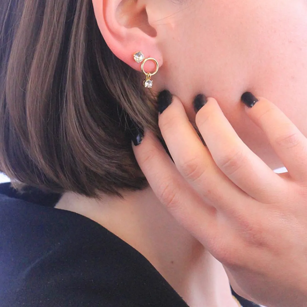 MYC-Paris Boucles D'Oreilles<Boucles d'oreilles DE0065-G Solitaire