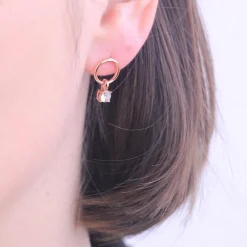 MYC-Paris Boucles D'Oreilles<Boucles d’oreilles DE0141-RG Solitaire