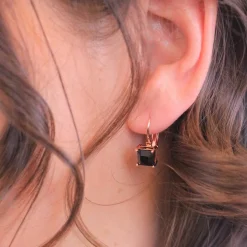 MYC-Paris Boucles D'Oreilles<Boucles d’oreilles DE0007-RG-BK Square